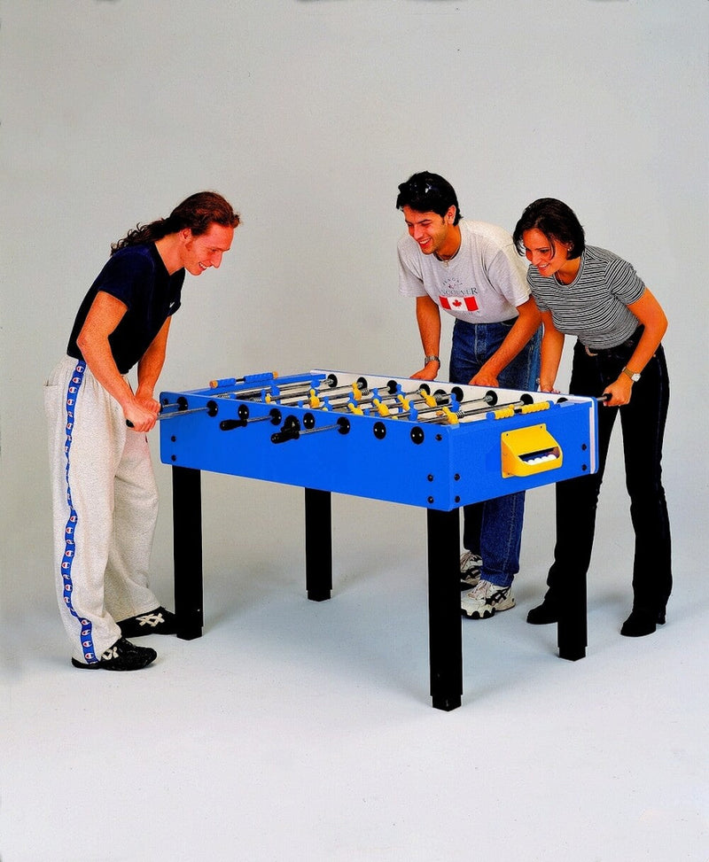 Calciobalilla in Mdf Blu con Aste Uscenti Garlando G-100