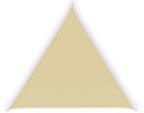 Tenda a Vela Ombreggiante Triangolare 3,6x3,6x3,6m in Poliestere Beige