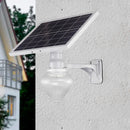 Lampada Led da Giardino e Cortile con Pannello Solare Lampione IP65 con Telecomando