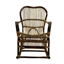 Dondolo da Giardino in Rattan 67x106H49/90cm Naturale