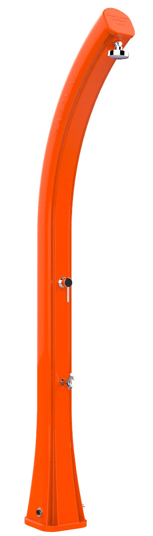 acquista Doccia Solare da Giardino 35L Miscelatore e Lavapiedi Arkema Happy XL Arancio