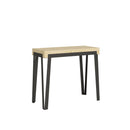 Consolle Allungabile 90-290x40x77 cm in Nobilitato Marrone