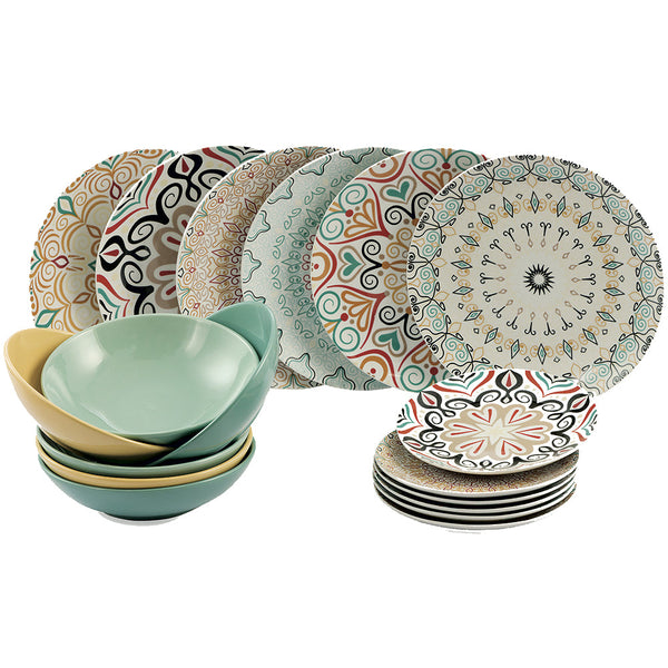 sconto Service De Table En Porcelaine 18 Pièces VdE Tivoli 1996 Sharm