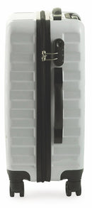 Set 2 Valigie Trolley Rigide in Policarbonato 4 Ruote TSA Soriani Bianco