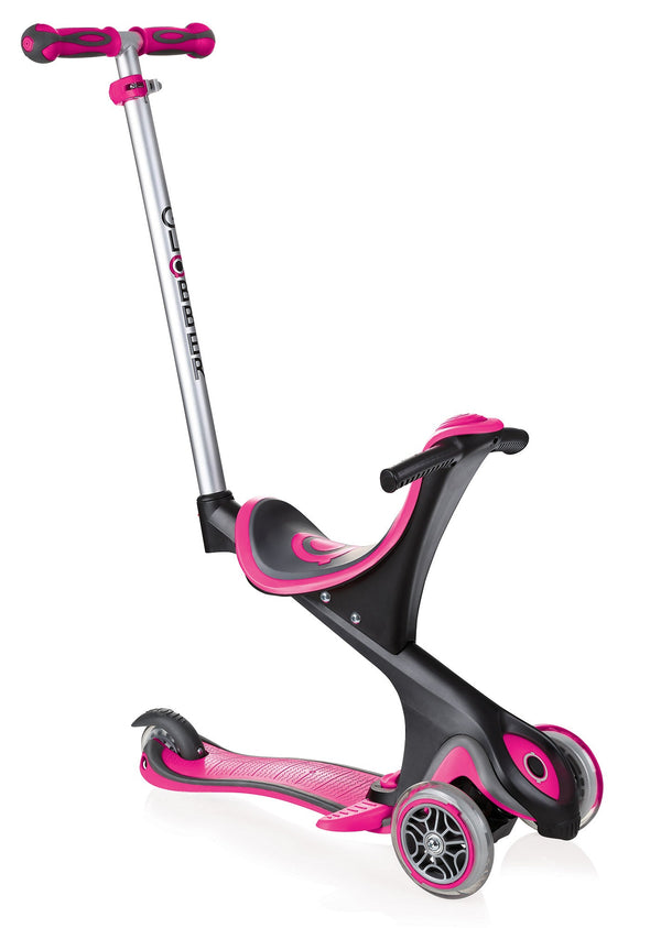 Trottinette Poussette Tricycle 3 Roues 5 en 1 Globber Evo Comfort Rose sconto