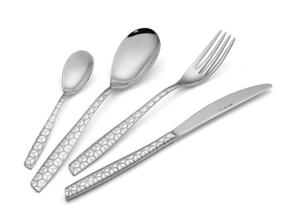 prezzo Ménagère de Service 24 pièces en Inox Eme Elevene Exa