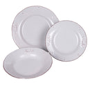 Servizio Piatti 12 Pezzi in Gres VdE Tivoli 1996 Duchessa Vanilla