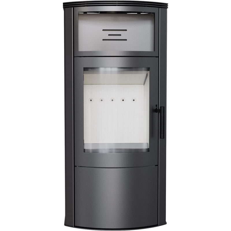 Stufa a Legna 11KW in Acciaio Flig Vancouver Nera