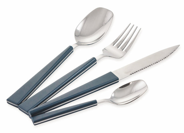 acquista Ménagère Service 24 Pièces en Acier et Plastique VdE Tivoli 1996 Marea Gris