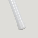 Set 2 Sedie Pieghevoli 45x46x78 cm Imbottite in Finta Pelle PU e Metallo Bianco   