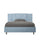 Lit double Appia bleu clair différentes tailles