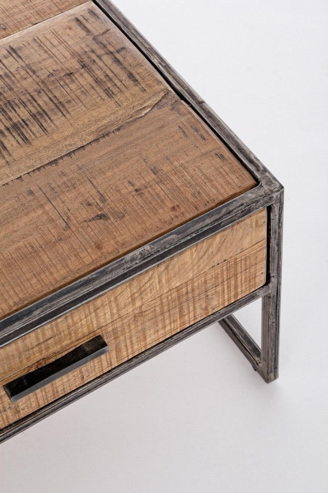 Tavolino 2 Cassetti 120x60x40h cm Elmer