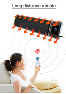 Pannello Radiante Riscaldante Wi-Fi ad Infrarossi 110x18,9x6,7 cm 1800W Sined  Nero