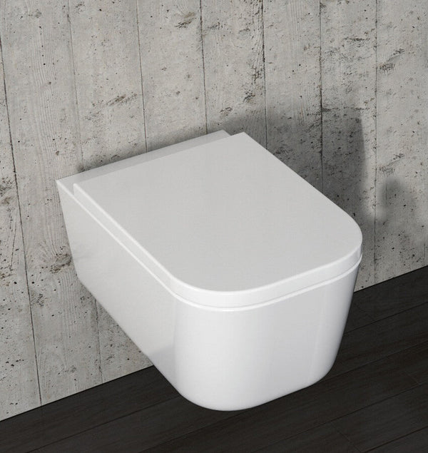 WC Suspendu en Céramique 54x36x27cm TFT Galaxy Blanc prezzo