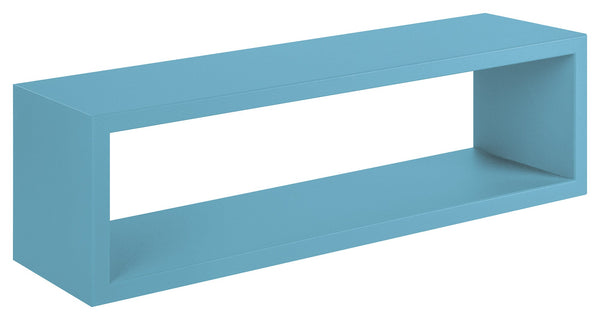 Mensola da Parete 60x18x15,5 cm in Fibra di Legno Regolo Blu Baltico prezzo