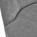 Poltrona Relax in Legno e Tessuto Colore Grigio Scuro Mod. Petty 52x58x71H cm