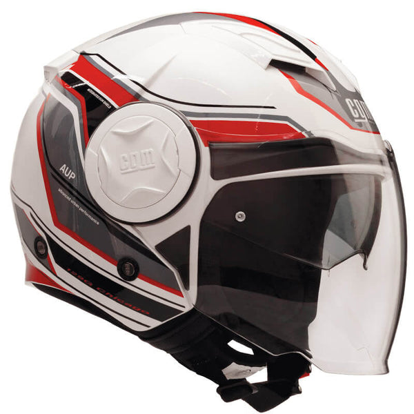 online Casque Jet pour Scooter Visière Longue CGM Chicago 129G Blanc Différentes Tailles