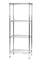 Etagère 4 Etagères 60x45x160 cm en Métal Chromé Tosini