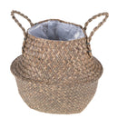 Cesto Giara in Materiale Naturale H 36 cm