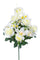 Set 2 Bouquet Artificiel Composé de 14 Fleurs Artificielles de Roses et d'Orchidées Hauteur 56 cm