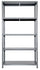 Étagère Métal 5 étagères 100x40x187 cm Ettore Gris Martelé