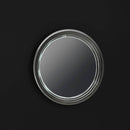 Specchio con Lampada a LED in Ø.90x8x Ø.90cm TFT Trasparente Grigio