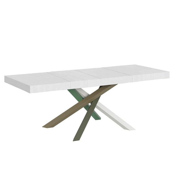online Table extensible 160/264x90x77 cm Volantis Premium Frêne Blanc