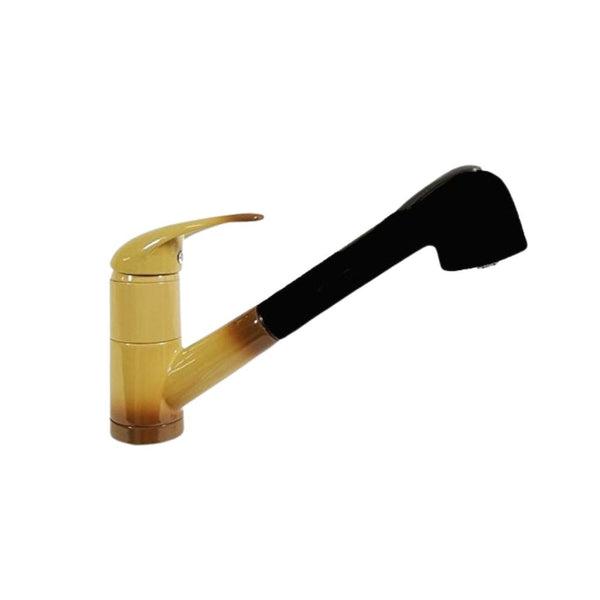 Rubinetto Cucina Miscelatore Monocomando Doccetta Estraibile in Ottone Paini Cromato online