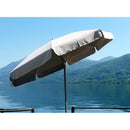 Ombrellone da Giardino Ø2 m Palo Ø33 mm in Acciaio Maffei Venezia Duplex Ecru/Tortora