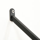 Libreria Moderna Sospesa a Scaletta 51x15x63,5 cm in Legno Naturale e Metallo