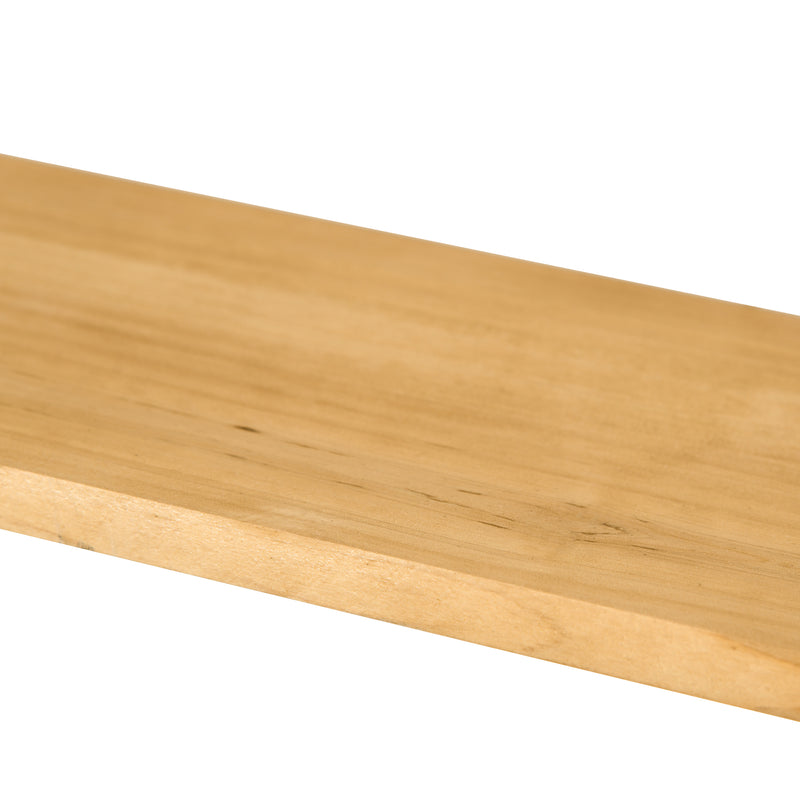 Libreria Moderna Sospesa a Scaletta 51x15x63,5 cm in Legno Naturale e Metallo