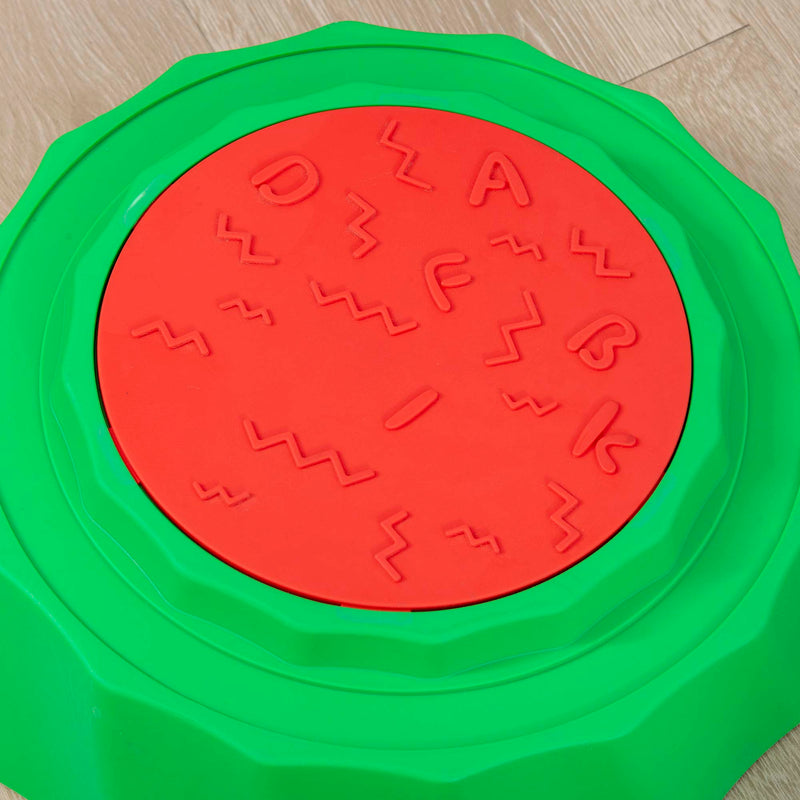 Percorso di Equilibrio 3 Pezzi per Bambini 3-6 Anni con Pietre di Fiume Antiscivolo e Impilabili