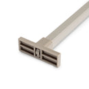 Kit 7 Aste Pantaloni per Armadio 600 mm in Acciaio Emuca Grigio Pietra