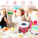 Macchina per Zucchero Filato 450W 30x30x28 cm con Accessori Rosso