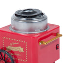 Macchina per Zucchero Filato 450W 30x30x28 cm con Accessori Rosso