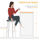 Bancone Bar Pieghevole con Scaffale a 3 Ripiani 120x76x91,4 cm Stile Industriale Marrone e Nero