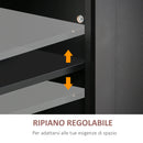 Carrello da Cucina Portavivande con Cassetti 111x44,5x82,5 cm in Legno e MDF Nero