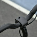 Monopattino Elettrico per Bambini 76x53x90-95 cm in Alluminio e Acciaio Nero