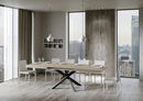 Tavolo Allungabile 180-440x90x77 cm Volantis Cashmere Telaio Antracite 