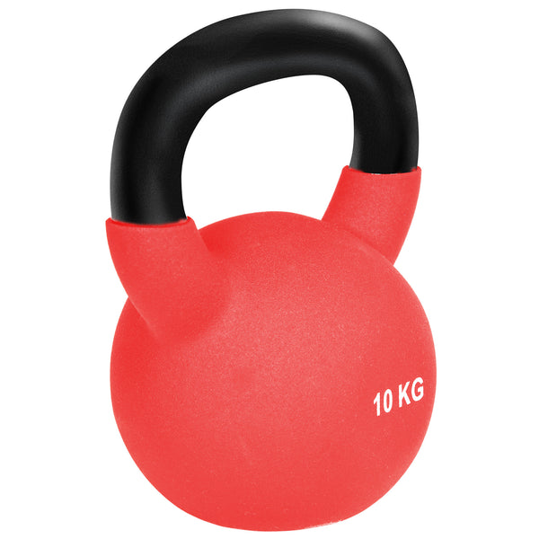 acquista Kettlebell 10 Kg 19x12x22 cm en Métal et Néoprène Rouge
