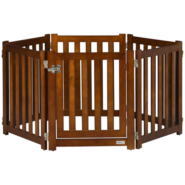Barrière pour petits chiens 308x1,5x60 cm en MDF marron acquista