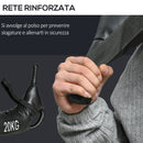 Sacca Bulgara 20 Kg 72x50x18 cm per Allenamento Fitness Nero