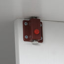 Tavolo da Pranzo Pieghevole Salvaspazio 90x60x74 cm in Legno Bianco