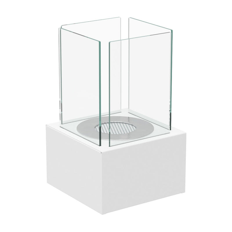 Camino a Bioetanolo da Tavolo 20x20 cm Flig Provicence 1 Bianco