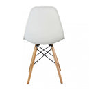 Sedia Moritz Bianca 53x47x82 h cm in Legno Bianco