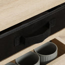 Carrello da Cucina 4 Livelli 45x35x79,5 cm con Cassetto e Vassoi Portavivande  in Legno e Acciaio