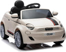 Macchina Elettrica per Bambini Licenza Ufficiale Fiat 500 Small 10,8V 3,1Ah Bianco      