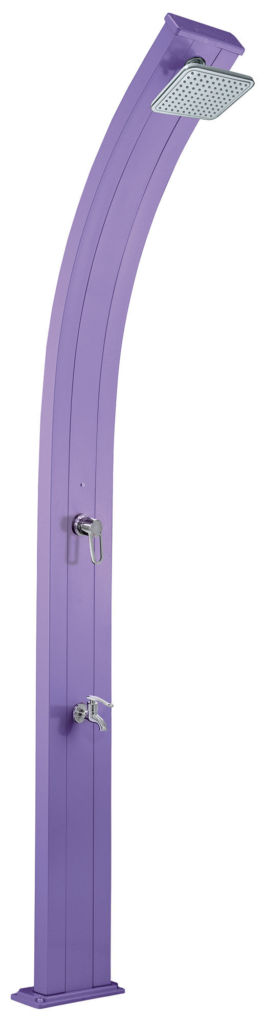 Douche Solaire de Jardin 30L Violet Mitigeur et Lave Pieds online