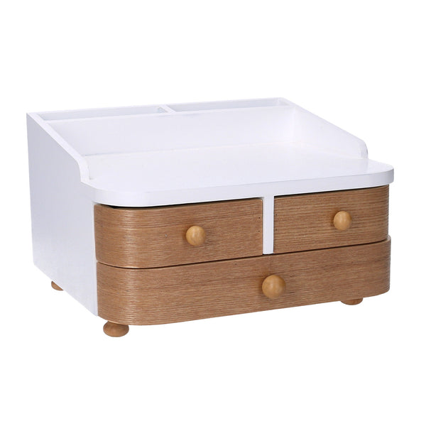 sconto Boîte à bijoux en bois marron cm 20x19xh13
