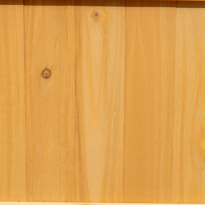 Fioriera da Giardino 90x45x180 cm con Traliccio in Legno d'Abete Giallo